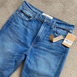 Reformation Julia Crop High Rise Straight Leg Jean